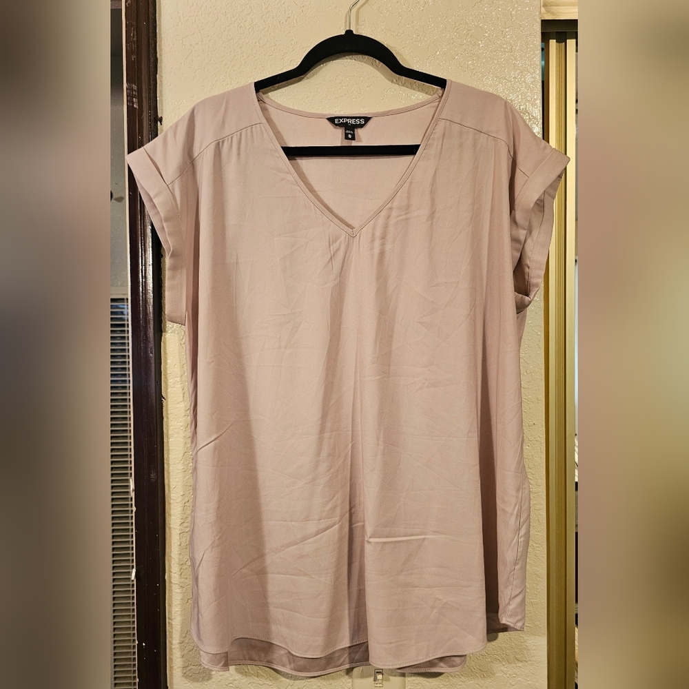 Express Women's Blouse - Light Pink